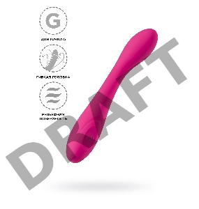 Стимулятор точки G Let it G, G-Stalker, силикон, розовый, 19,5 см