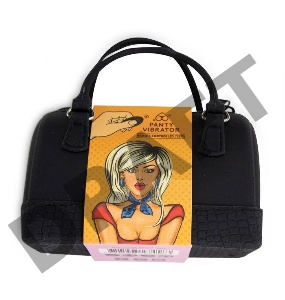 Фиолетовый вибромассажер в трусики с пультом ДУ Panty Vibe Remote Controlled Vibrator