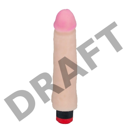 Вибромассажёр-реалистик ANDROID Long LoveToy, TPR, телесный, 17 см