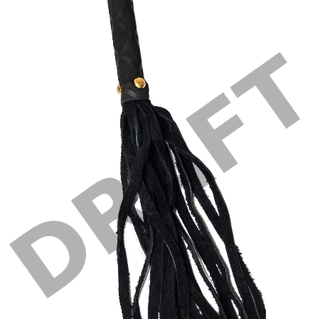 Черная плеть Attraction - 27 см.