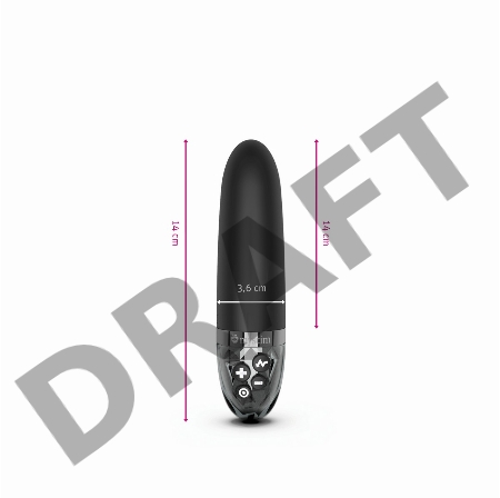 Sleak Freak Вибратор с электростимуляцией, черный