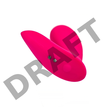 Вибратор Flexer Lovense, силикон, розовый, 10,1 см