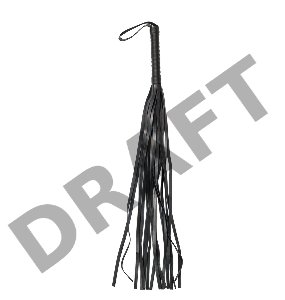 Черная плеть Blazing - 64 см.