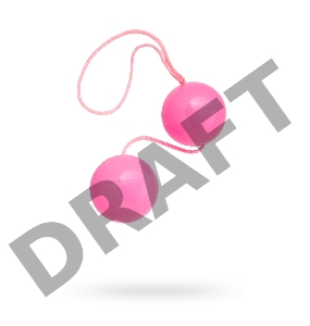 Вагинальные шарики TOYFA, ABS пластик, розовый, 20,5 см, Ø 3,5 см