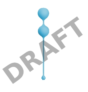 Голубые вагинальные шарики Love Story Empress Waterfall Breeze