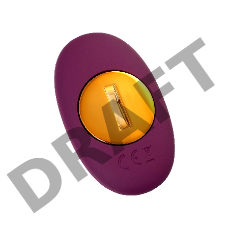 Elva Фиолетовый Вибростимулятор со встроенным аккумулятором