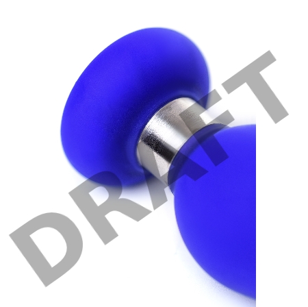 Анальная втулка ToDo by Toyfa Сlassic, размер S, силикон, синяя, 10 см, Ø 3 см