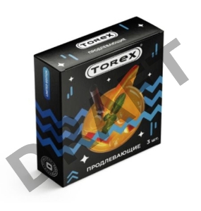 Презервативы с пролонгирующей смазкой Torex Party Продлевающие - 3 шт.
