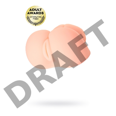 Мастурбатор реалистичный KOKOS Ella, TPR, бежевый, 14 см