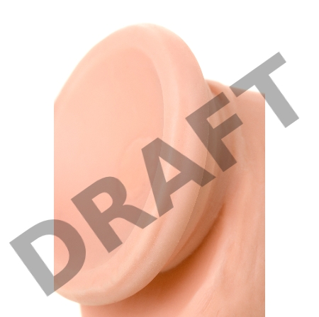 Реалистичный вибратор TOYFA RealStick Elite Vibro, TPR, телесный, 7 режимов вибрации, 18,5 см.