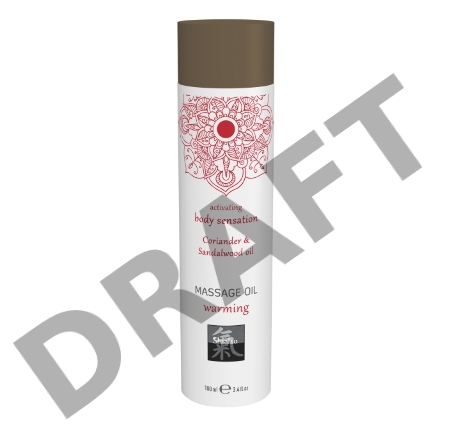 Массажное масло warming - Кориандр и масло сандала, 100 мл.