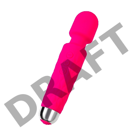 Вибромассажер Flovetta Peony, силикон, розовый, 20,5 см