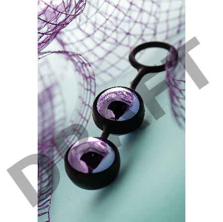 Вагинальные шарики TOYFA A-Toys Raspy, ABS пластик, фиолетовый, 14 см