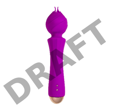 Вибратор Flovetta by Toyfa HYACINTH, силикон, фиолетовый, 21,5 см