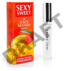 Парфюмированное средство для тела с феромонами Sexy Sweet с ароматом манго - 10 мл.