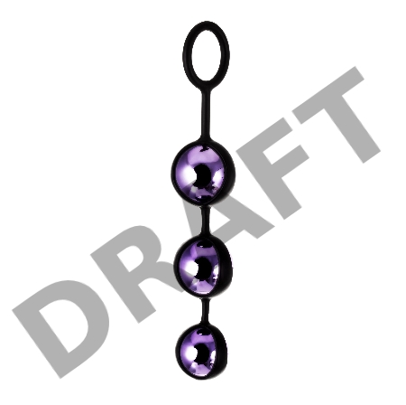 Вагинальные шарики TOYFA A-Toys Hony, ABS пластик, фиолетовый, 18,5 см