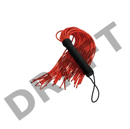 Флоггер TOYFA Theatre из веревки, красный