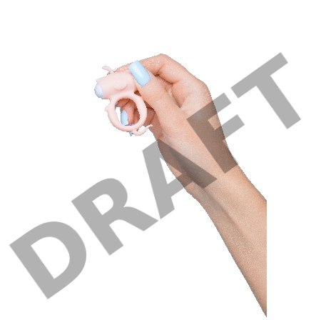 Виброкольцо на пенис A-Toys by TOYFA Kear, силикон, розовое, Ø 2 см