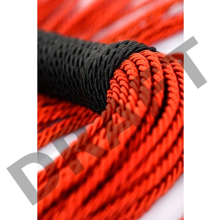 Флоггер TOYFA Theatre из веревки, красный