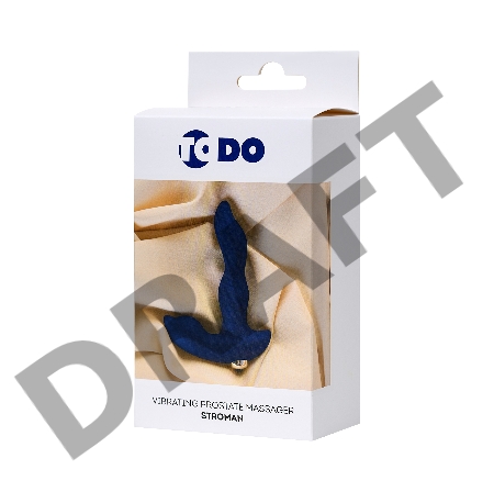 Вибростимулятор простаты ToDo by Toyfa Stroman, силикон, синий, 14,5 см