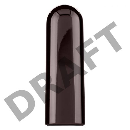 Черная перезаряжаемая вибропуля Glam