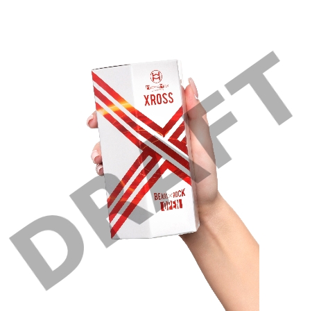 Мастурбатор нереалистичный MensMax XROSS BEADS×ROCK OPEN, TPE, прозрачный, 14,2 см