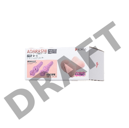 Мастурбатор реалистичный KOKOS Adarashi 1 c двойным слоем, TPR, бежевый, 20 см