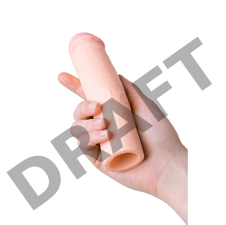 Насадка ToyFa XLover Increase+ для увеличения размера, реалистичная , TPR, телесный, 18 см