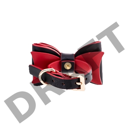 Бондажный набор Toyfa Theatre Bow-tie, PU-кожа, черный