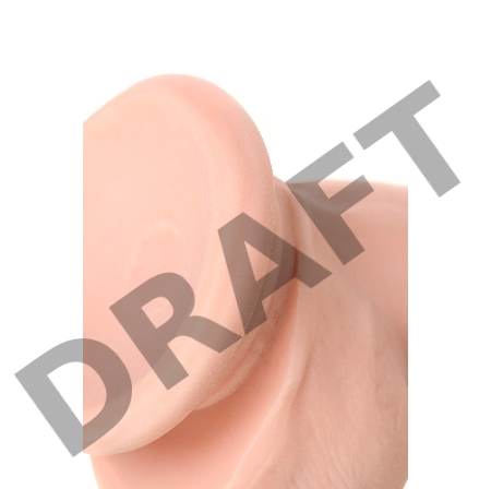 Реалистичный вибратор TOYFA RealStick Elite Vibro, TPR, телесный, 7 режимов вибрации, 20 см.