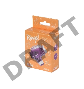 Фиолетовая насадка на палец Rings Chillax