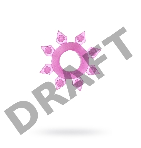 Эрекционное кольцо на пенис TOYFA, TPE, розовый