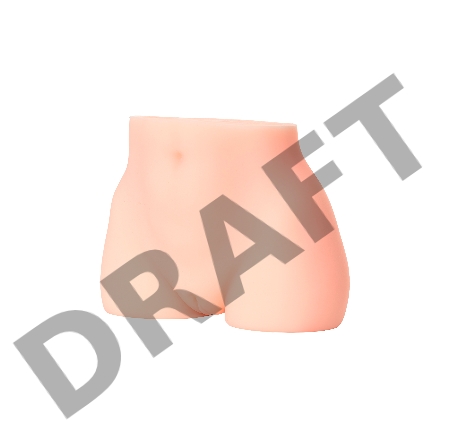 Мастурбатор реалистичный KOKOS Cleo-anal, TPR, бежевый, 13.5 см