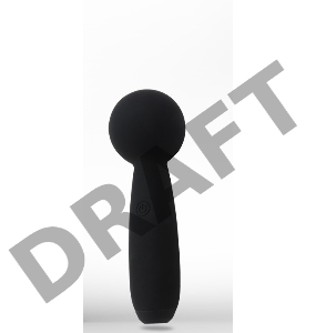 Перезаряжаемый Мини-Вонд CNT Pleasure Wand Black CNT-060019B