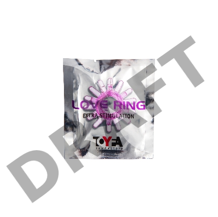 Эрекционное кольцо  TOYFA, TPE, розовый