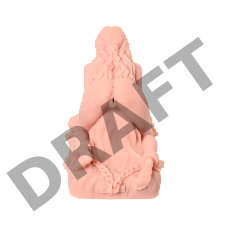 Мастурбатор реалистичный KOKOS ISABEL, TPR, бежевый, 26 см