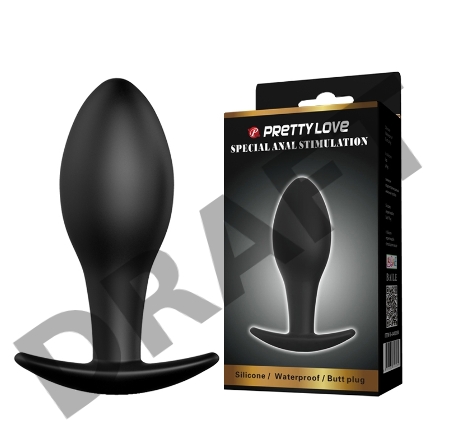 PrettyLove силиконовая анальная пробка