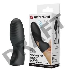 Вибронасадка на палец с ребрышками Baile Pretty Love Alan