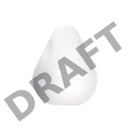 Мастурбатор нереалистичный Eromantica Velvet, TPE+ABS, белый