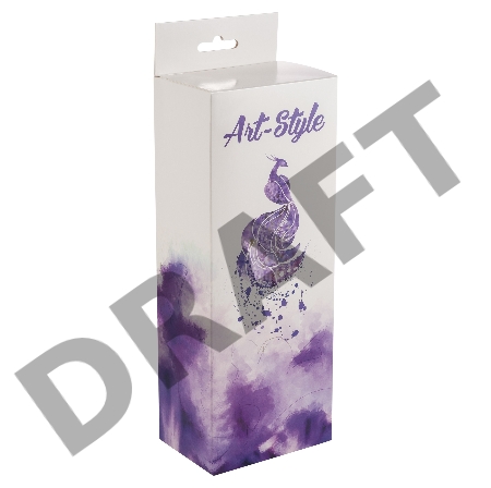 Фаллоимитатор на присоске ART-Style №17 с выраженным рельефом - 20 см.