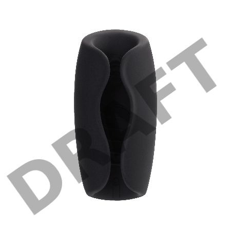 Перезаряжаемый мастурбатор Erotist Hailstorm, силикон, черный, 14,7 см.