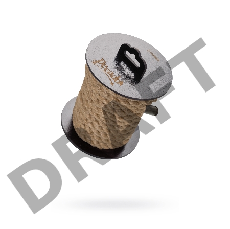 Джутовая веревка для шибари Pecado BDSM, на катушке, бежевая, 5 м.