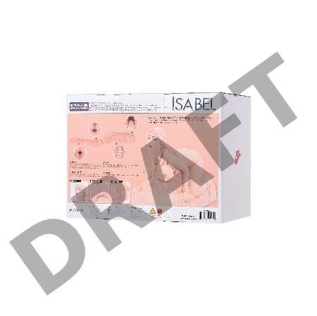 Мастурбатор реалистичный KOKOS ISABEL, TPR, бежевый, 26 см