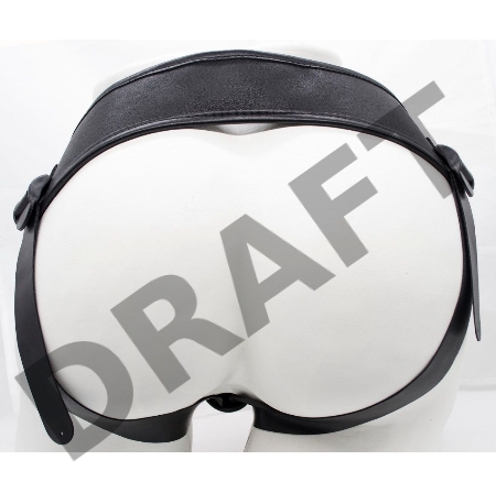 Страпон системы Харнесс: трусики с плугом и реалистичная насадка - 17,5 см.