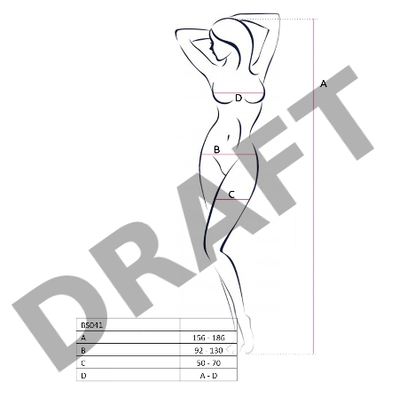 Костюм-сетка Passion Erotic Line, белый, OS