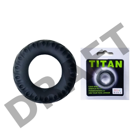 Эрекционное кольцо TITAN имитация автомобильной шины