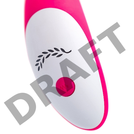 Вибромассажер JOS Twiggy, силикон, розовый, 12 см