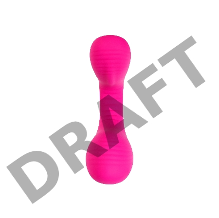 Многофункциональный стимулятор для пар LOVENSE Quake (Dolce), силикон, розовый, 20 см