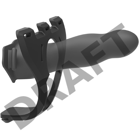 Универсальный полый страпон с удобным креплением унисекс Body Extensions™ - BE Daring - Black