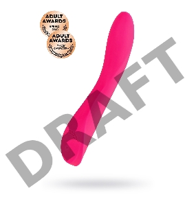 Нереалистичный вибратор JOS Twig, 5 режимов вибрации, силикон, розовый, 20,5 см, Ø 3,4 см